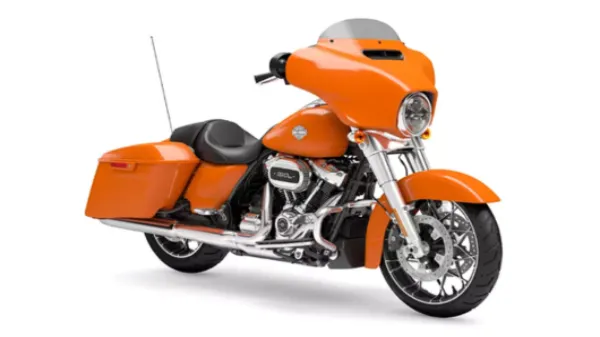 Harley Davidson Street Glide Special Baja Orange and Chrome Finish